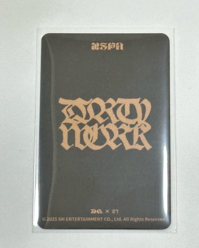 aespa dirty work QQ音樂星光卡 二星冬天