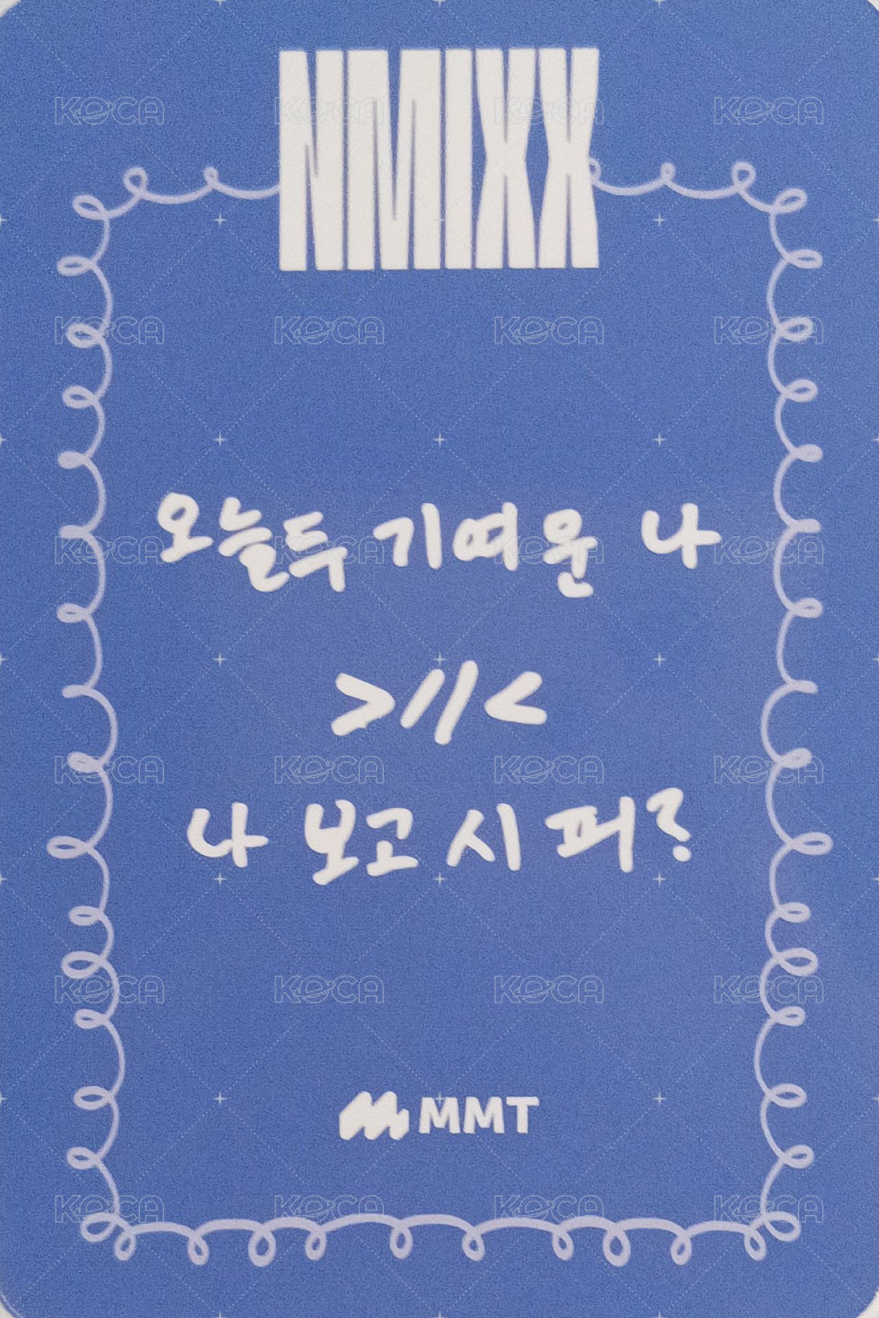 FORWARD mmt 幸運卡 off 莉 背面