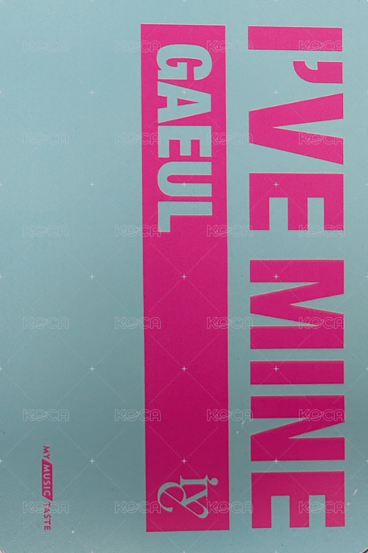 I'VE MINE mmt 3.0 簽售卡  背面