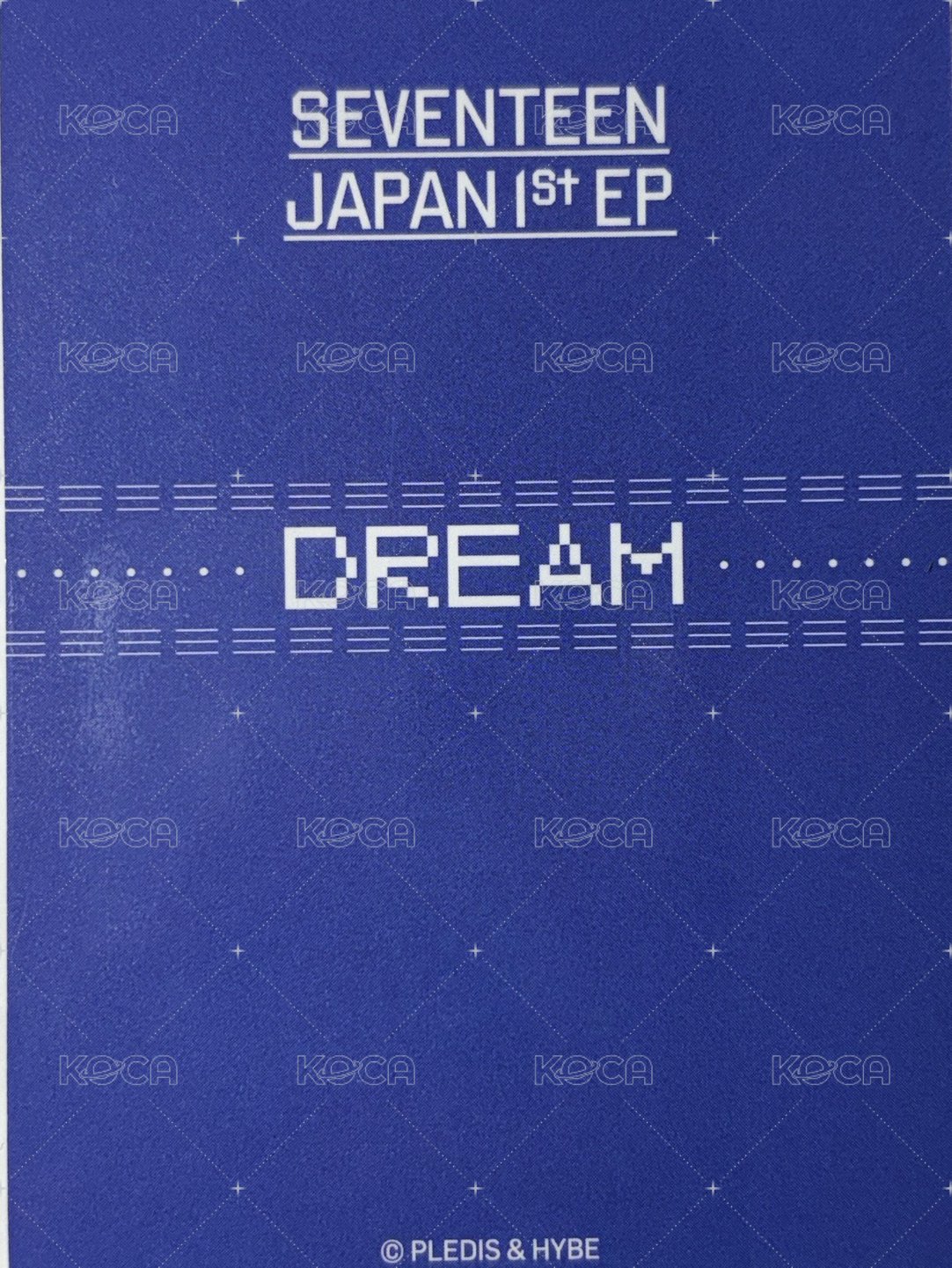 DREAM 周邊卡 Dream 快閃隨機卡 背面