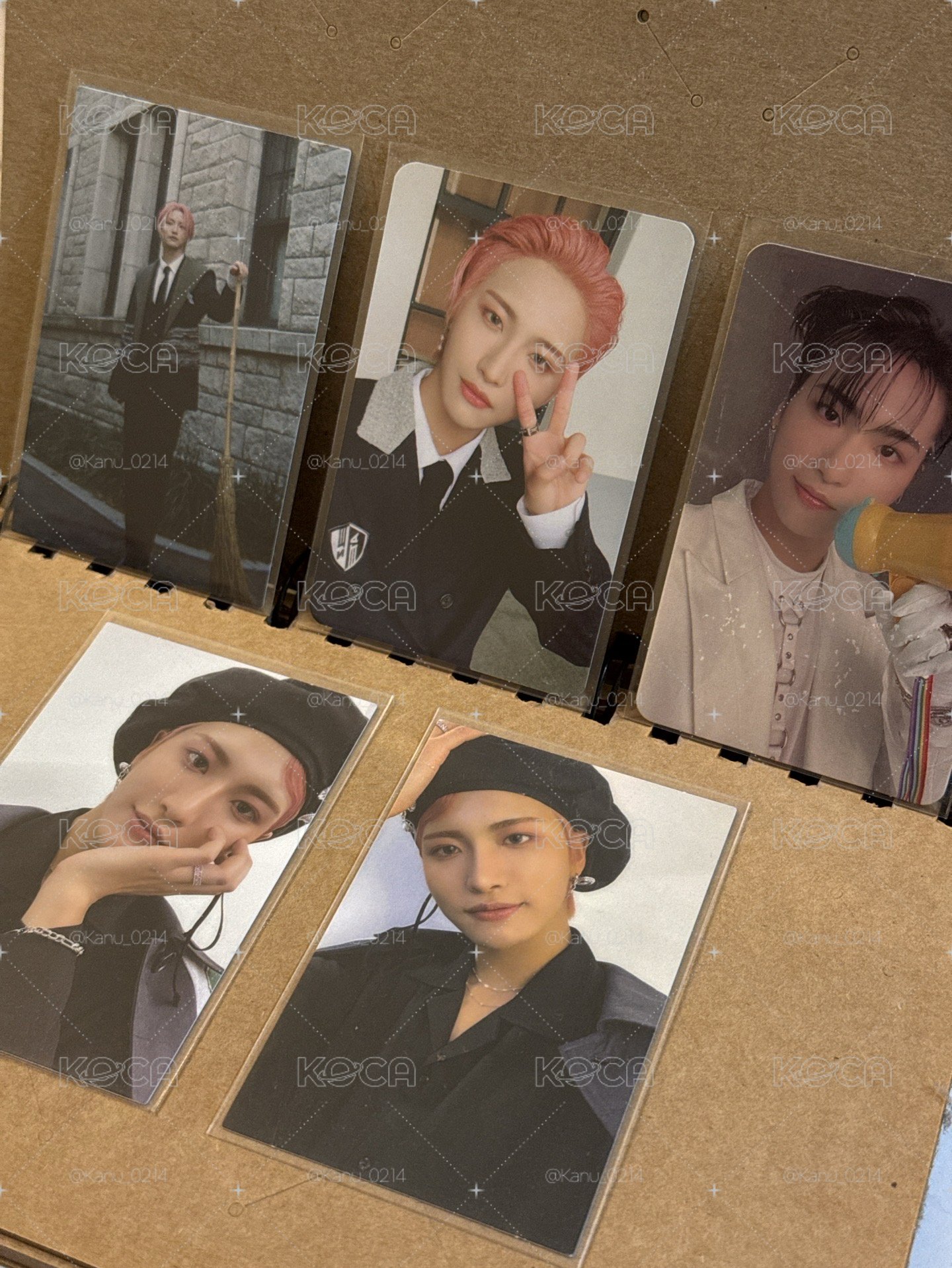 ATEEZ 星化 星和 粉髮專卡盤