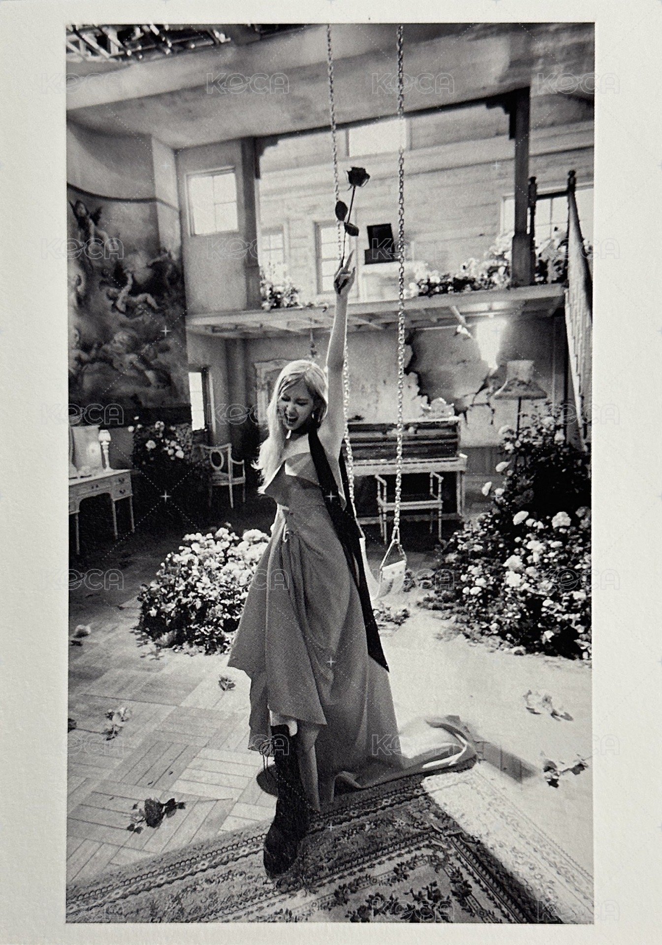 R 明信片 舉手肉 正面