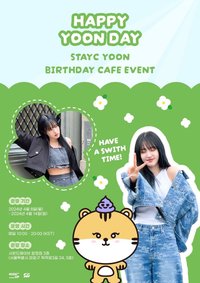 STAYC YOON BIRTHDAY CAFE EVENT 
