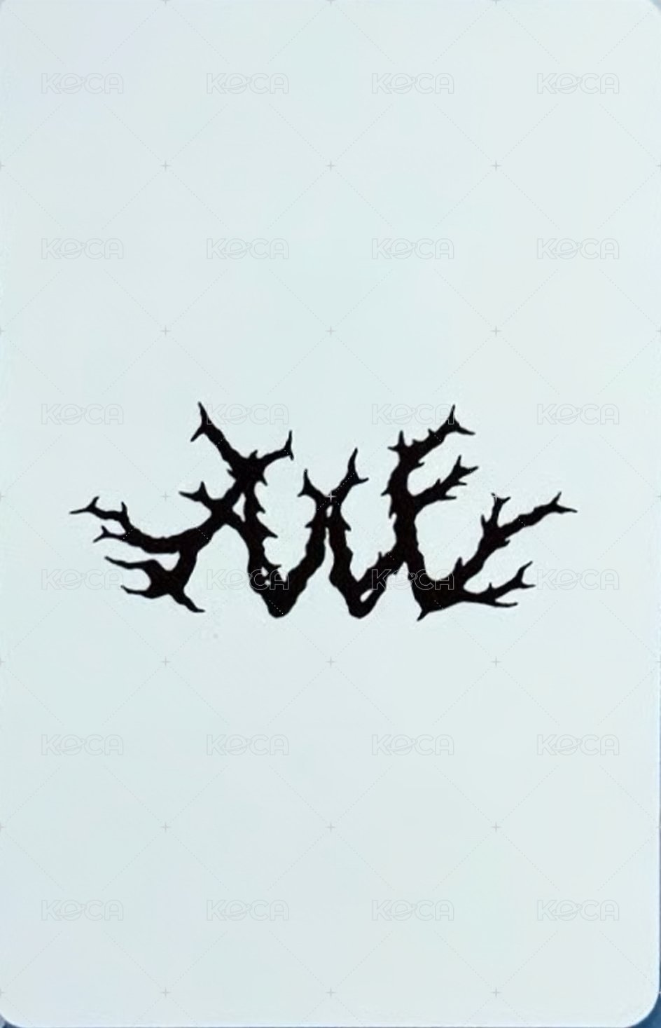 AWE k4 線上 簽售卡  背面