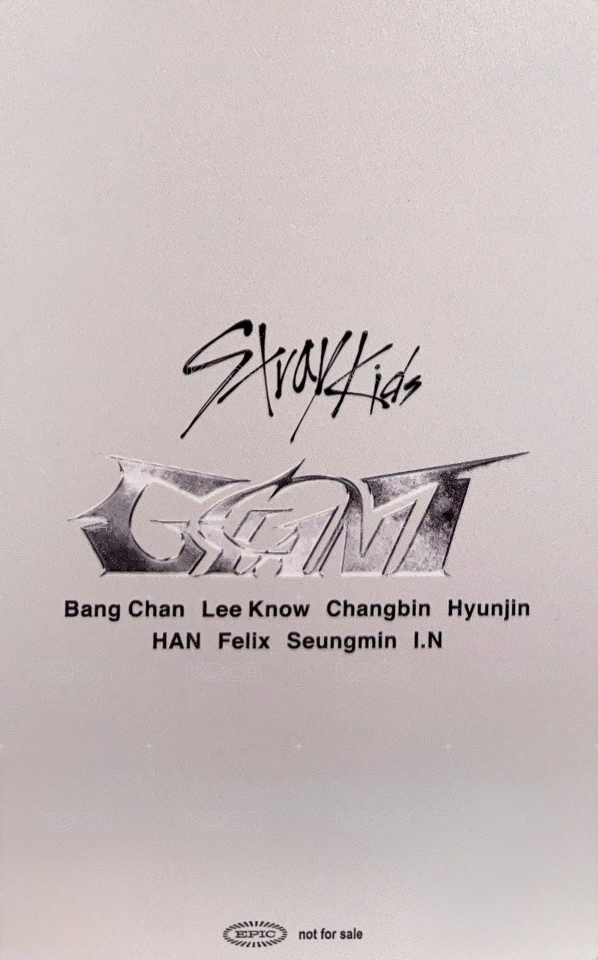 GIANT 入場卡 / 場限卡 東京 11/16 背面