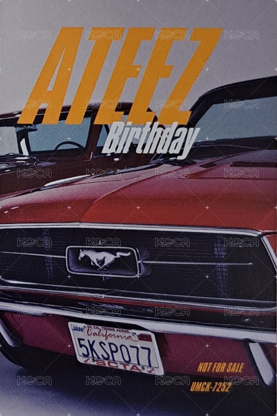 Birthday 專輯卡 Flash Price 背面
