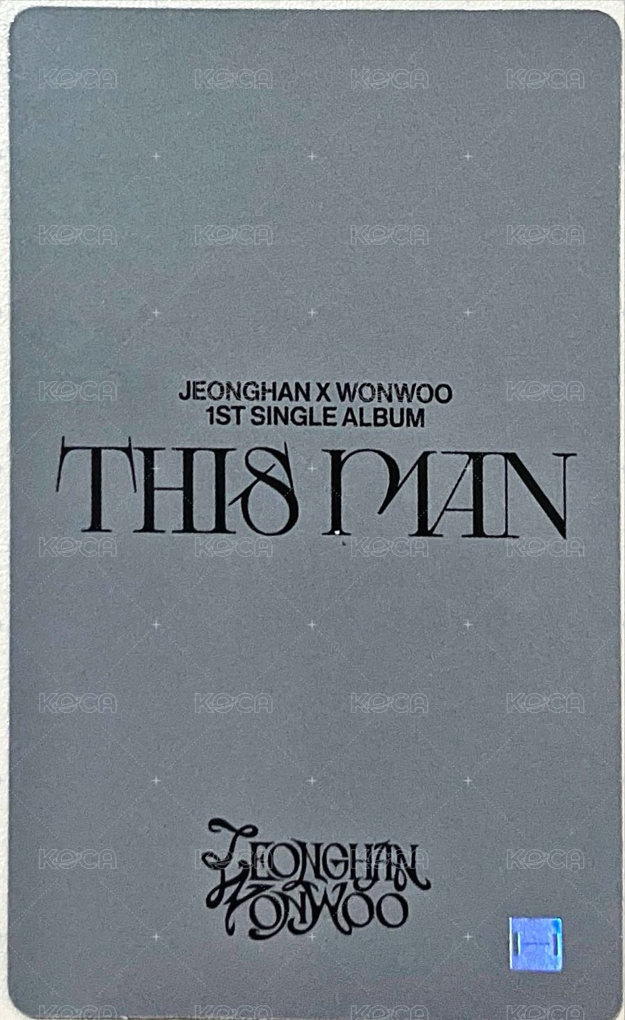 THIS MAN wvs 幸運卡  背面