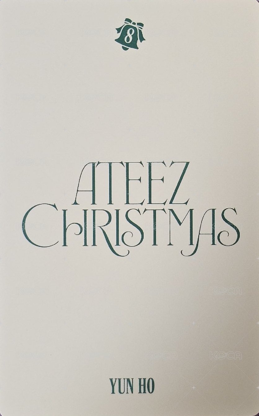 2023 KAURA聖誕卡 代言卡  背面