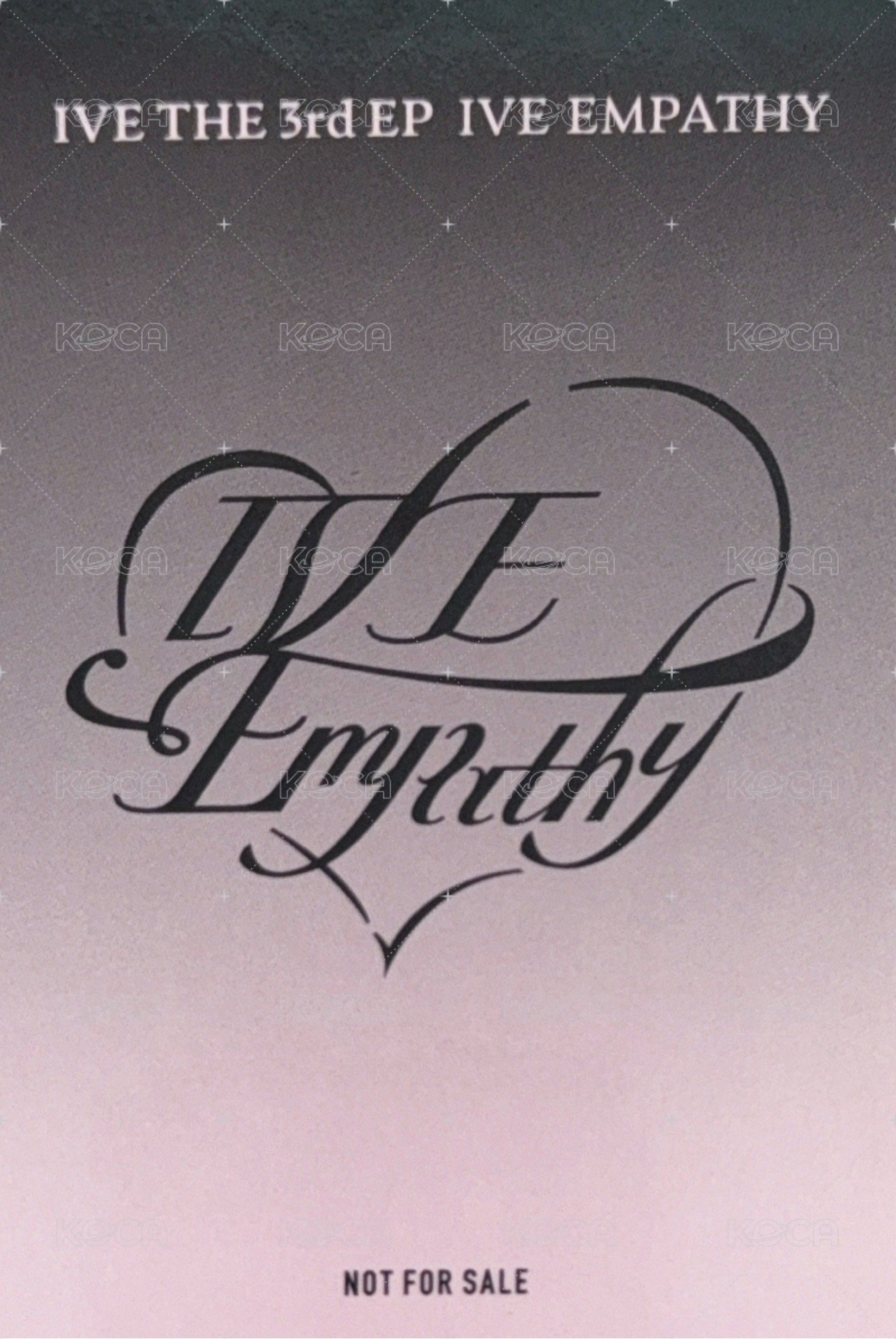 IVE EMPATHY 入場卡 / 場限卡 0427大阪場限 背面