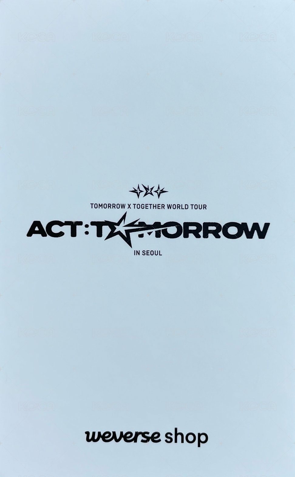 25’巡迴 入場卡 / 場限卡  背面