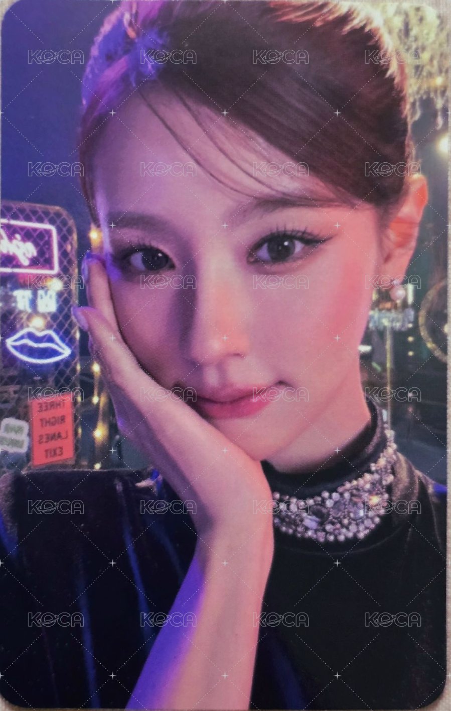 代言卡 漢堡卡 正面