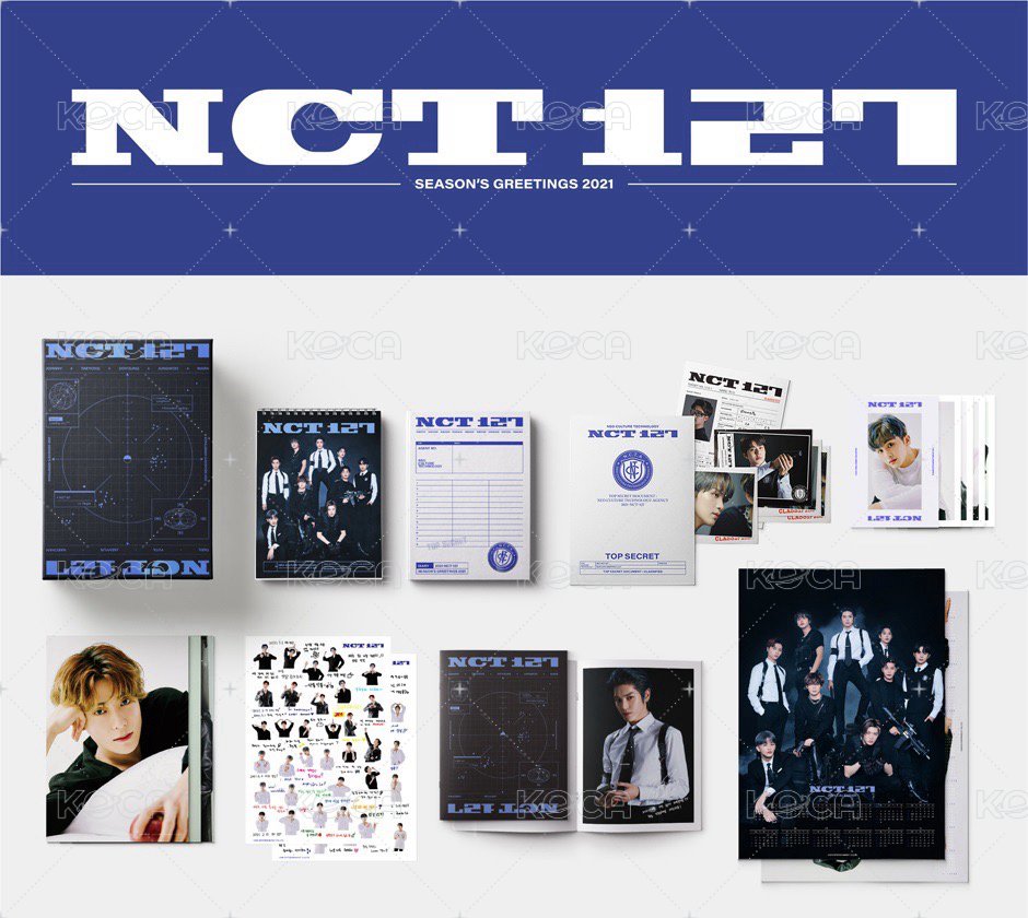 2021 年曆組 含在玹特典