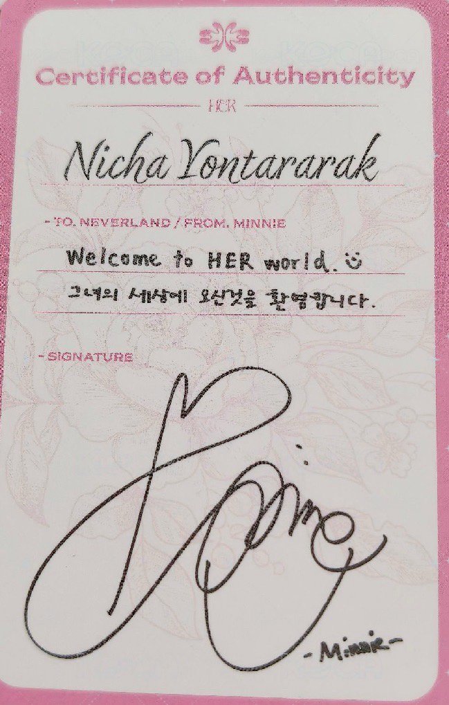 HER 專輯卡  背面