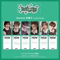 BOYLIFE Weverse Japan 日咖 幸運卡 日文卡背