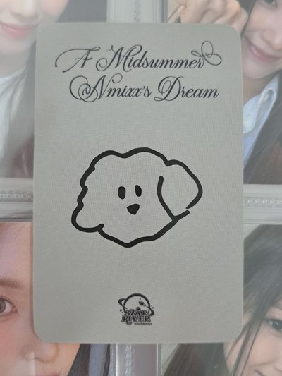 星河 幸運卡 羽毛球拍友 塗鴉卡背