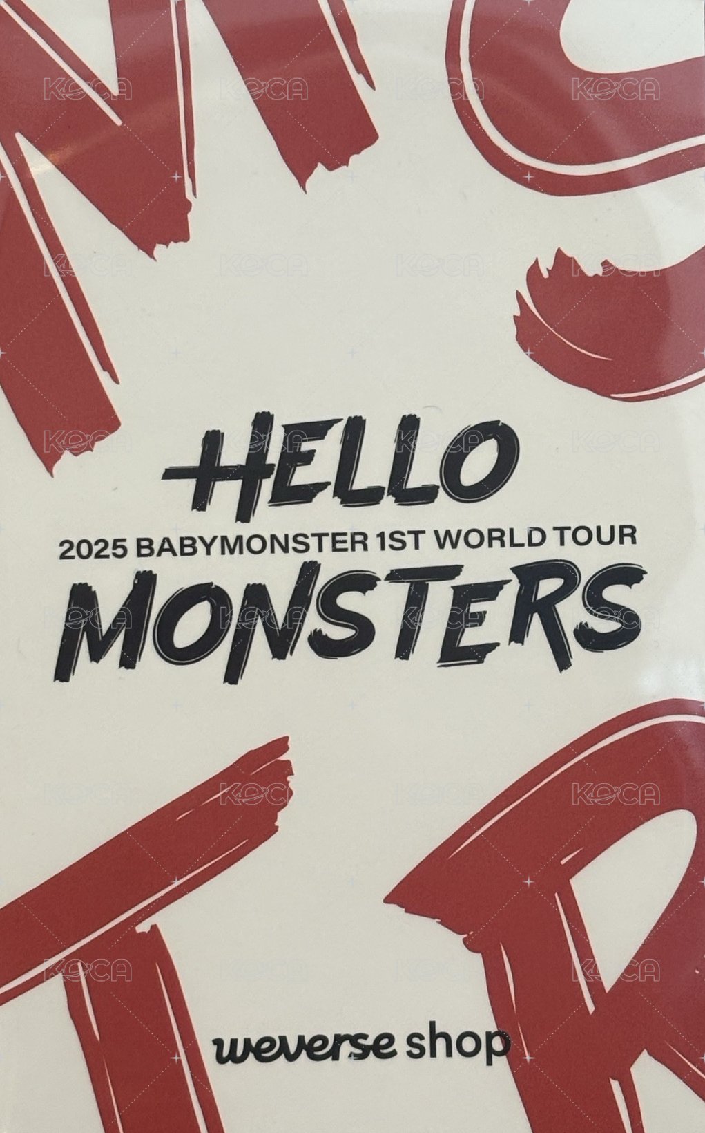 25’世巡 wvs 入場卡 / 場限卡 首爾展位卡 ver.A 背面