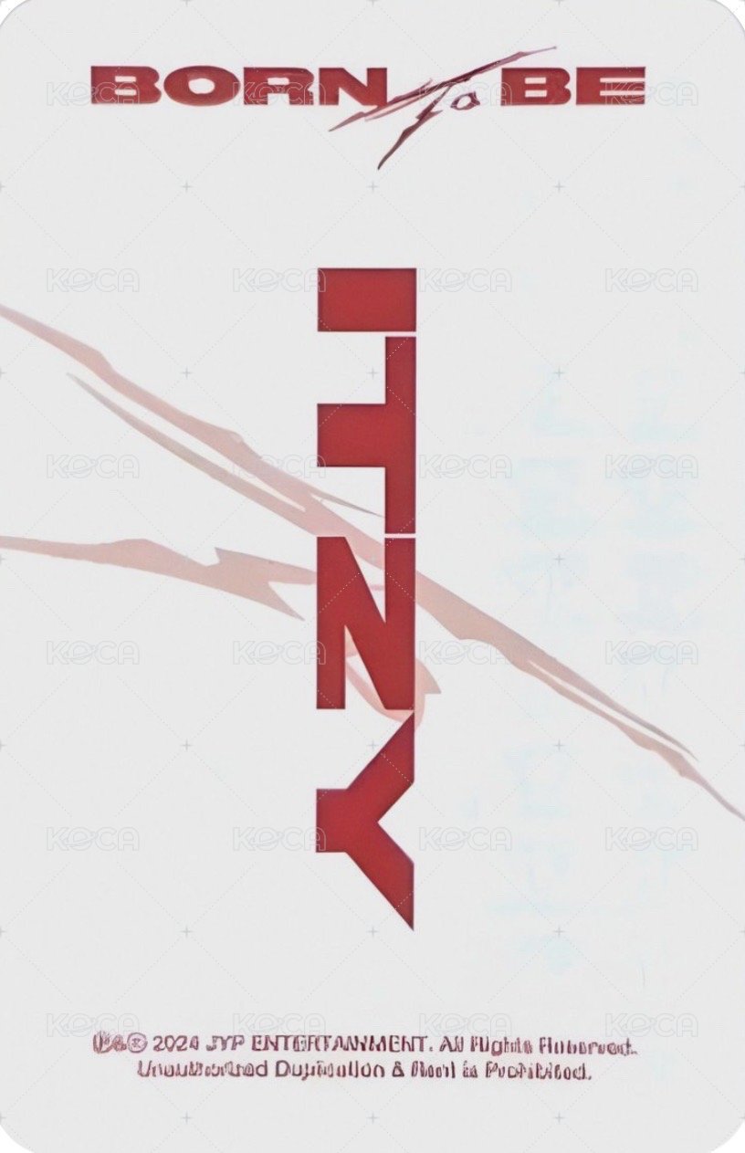 BORN TO BE sw 3.0 簽售卡  背面