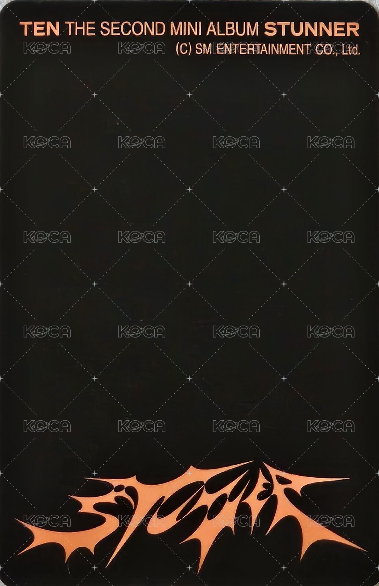 STUNNER 隨機卡  背面