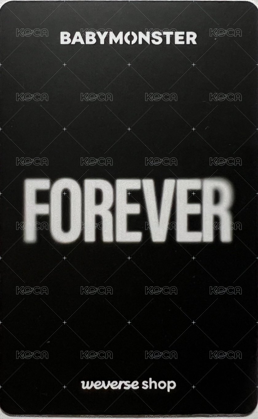 FOREVER wvs 直播卡  背面
