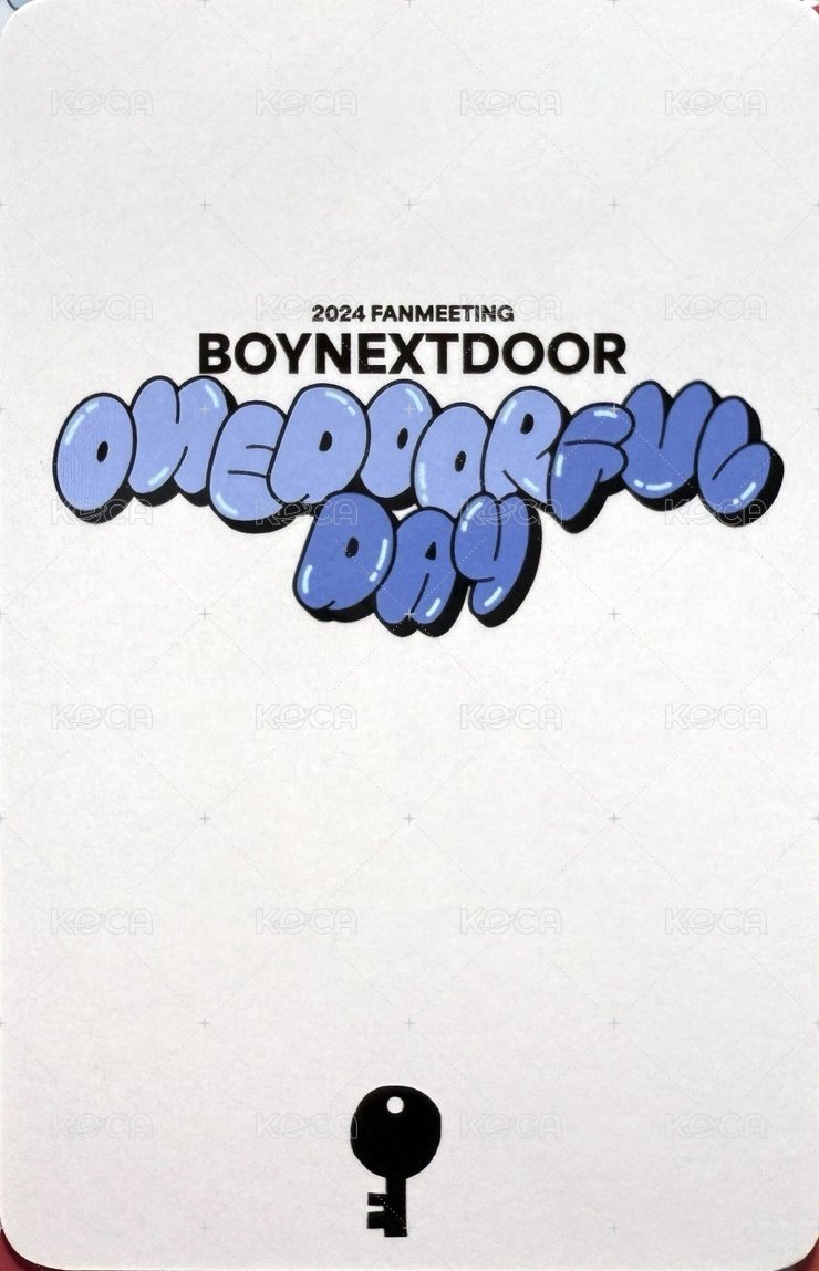 24fm 入場卡 / 場限卡 飯咪粽卡 背面