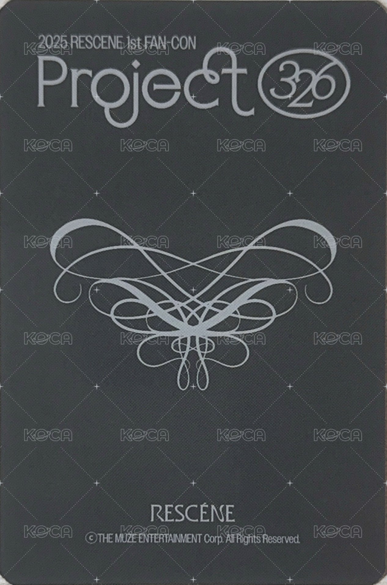 Project 326 wm 衣服卡 周邊卡  背面