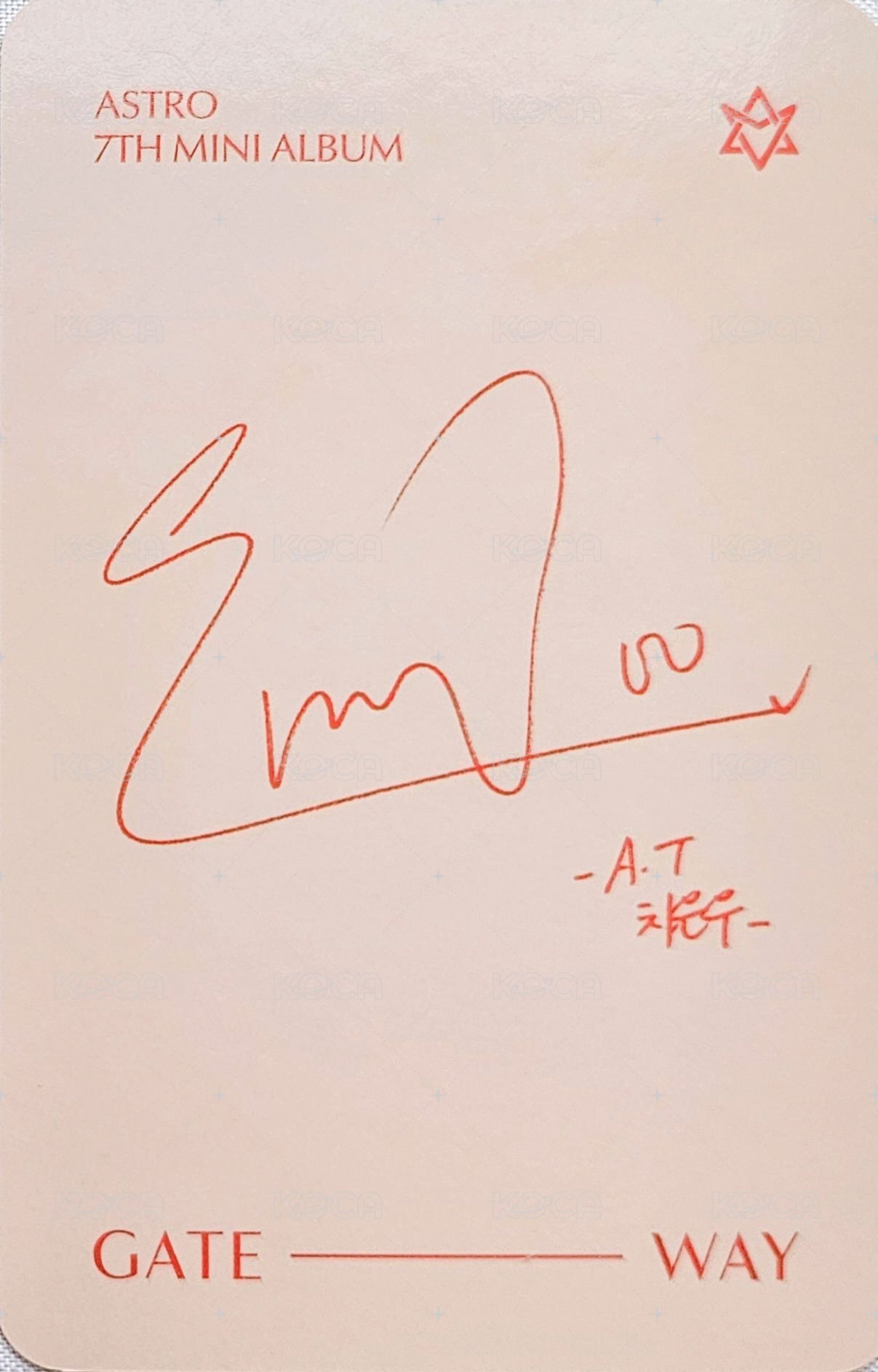 迷七 專輯卡 Time Traveler ver. 背面