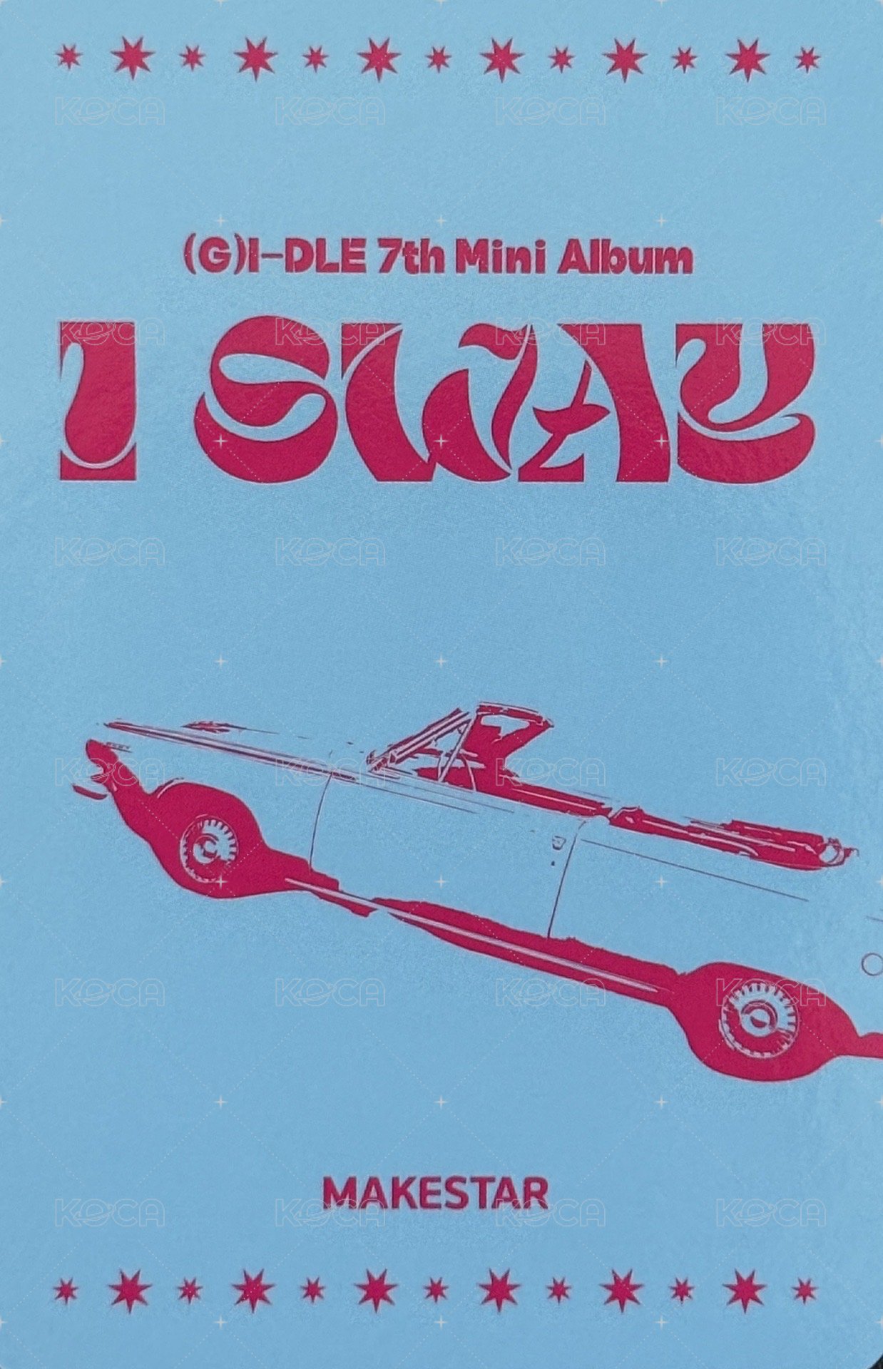 I SWAY ms 8.0 幸運卡  背面