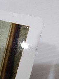 下排左2微凹痕及過臉淺痕跡