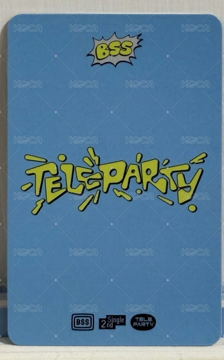 BSS<TELEPARTY> oy 特典卡  背面