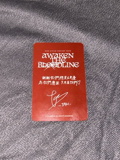 Taki 台北場限（中文卡背）