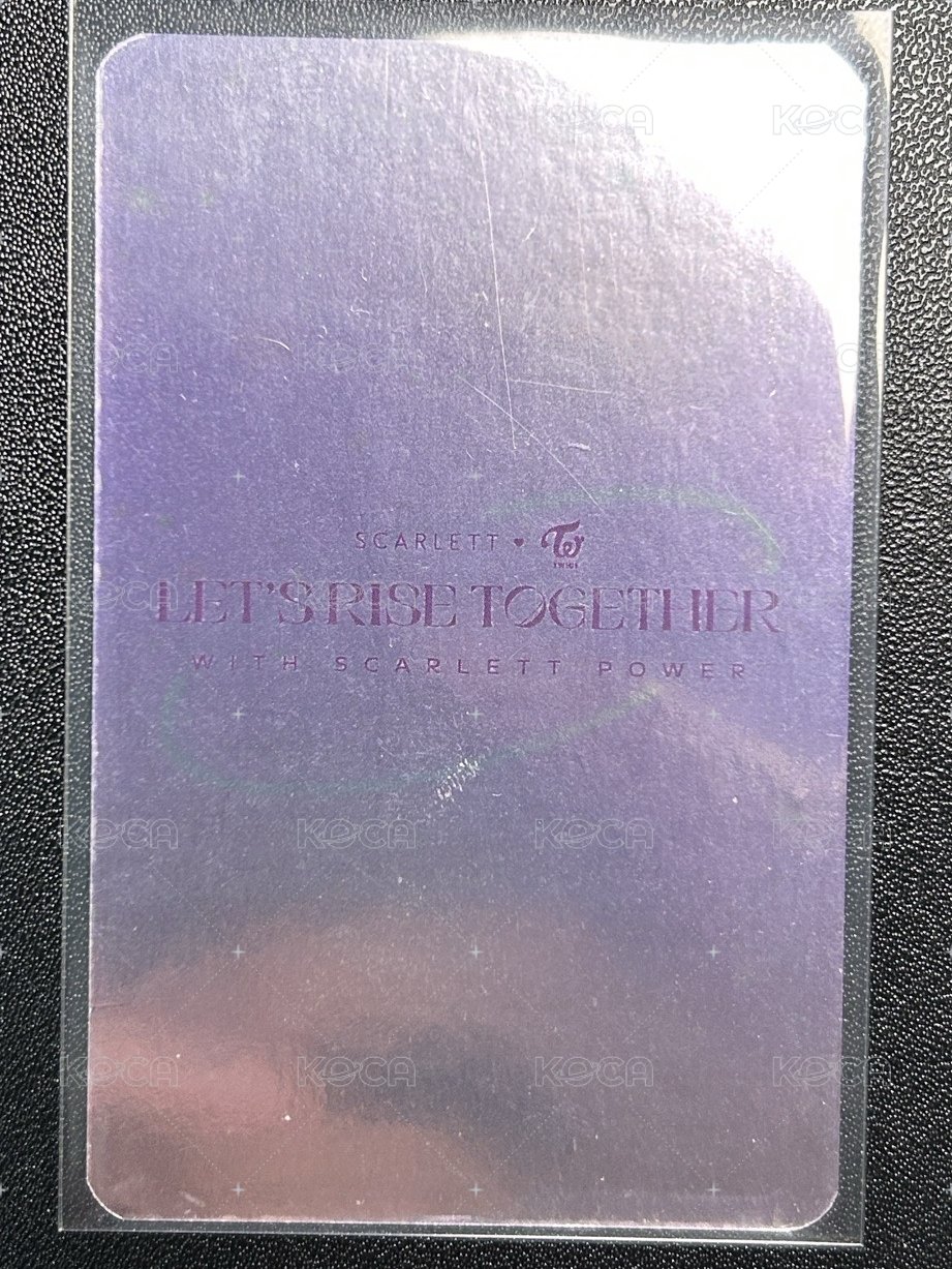 代言卡 印尼化妝品代言卡 背面