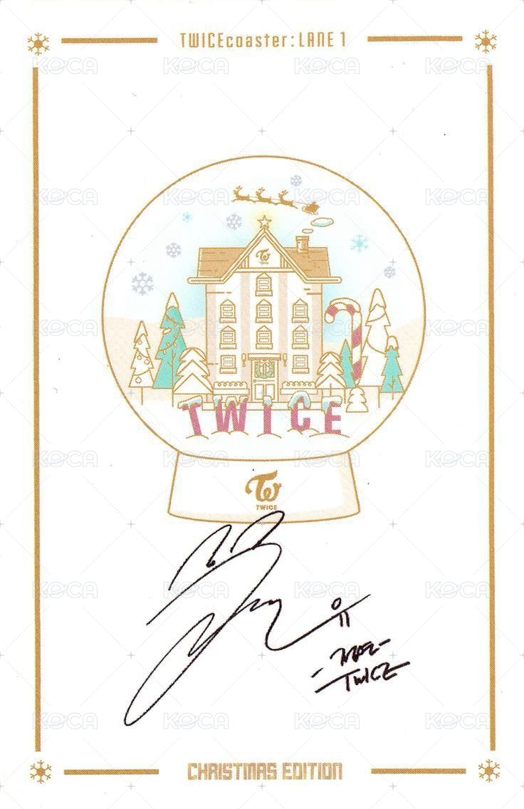 聖誕專 專輯卡 聖誕特別版 背面