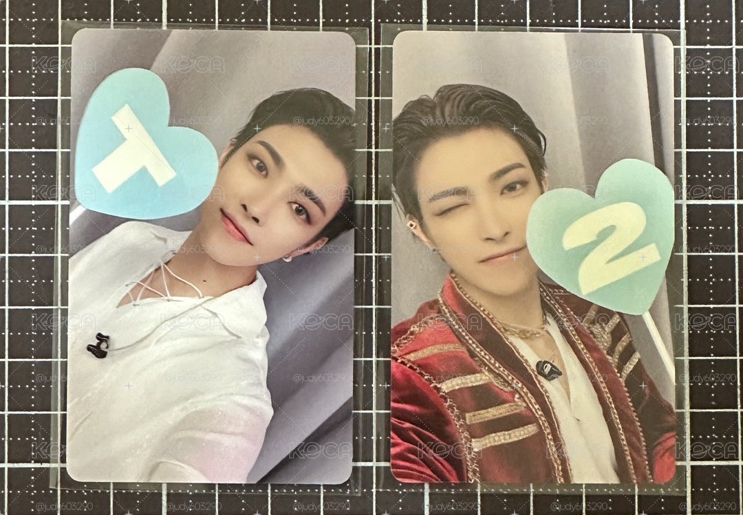 ATEEZ 弘中 2週年 PORT OF CALL 演唱會 入場卡 / 場限卡 （2張不拆售）