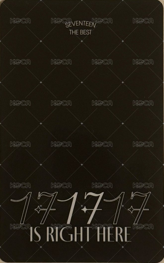 精選專 wvs 入場卡 / 場限卡 大阪場限 背面