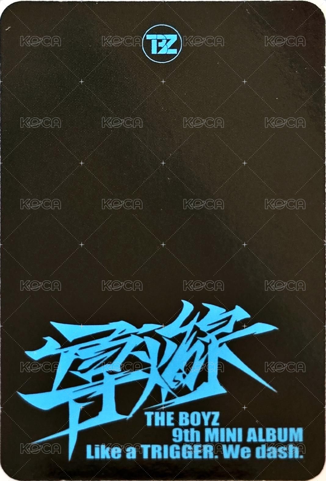 TRIGGER (導火線) 泡泡摩奇 2.0 線上 簽售卡  背面