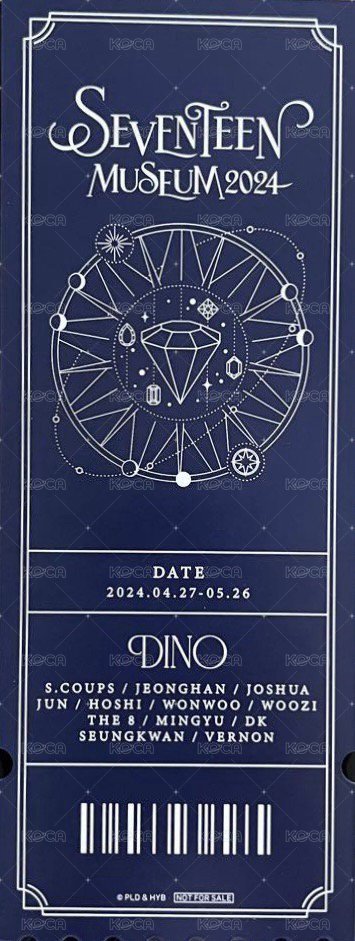 24‘博物館 入場卡 / 場限卡 2nd Block  背面