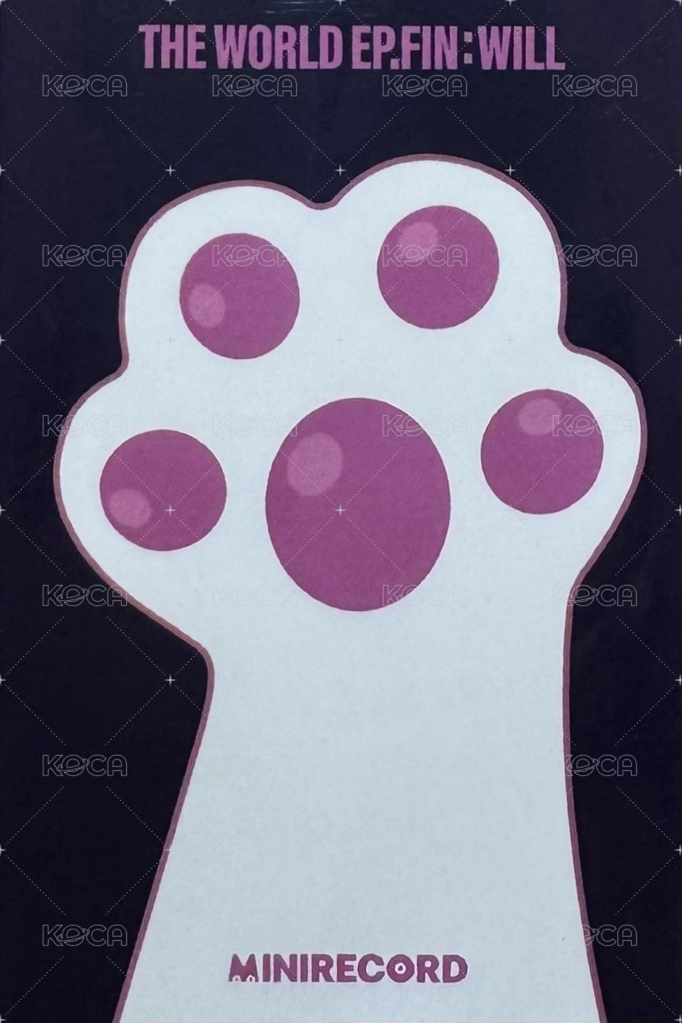 WILL MINIRECORD 特典卡  背面