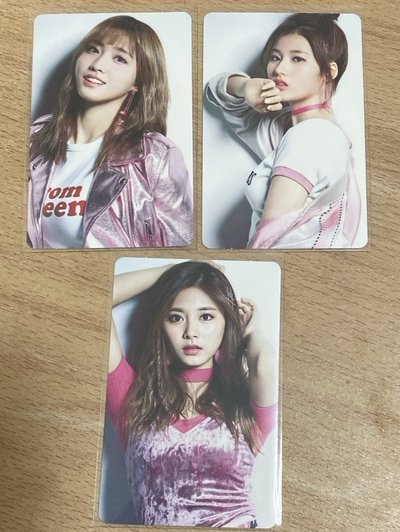 #TWICE 日專專卡 復刻版 桃紗瑜三張一起