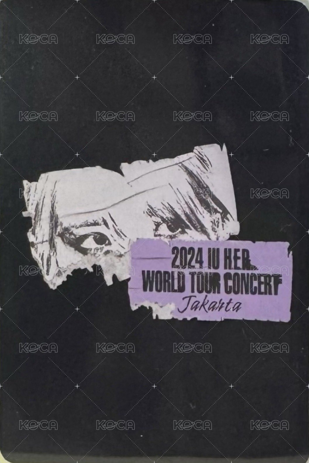 24’演唱會 入場卡 / 場限卡 雅加達0427.28 背面