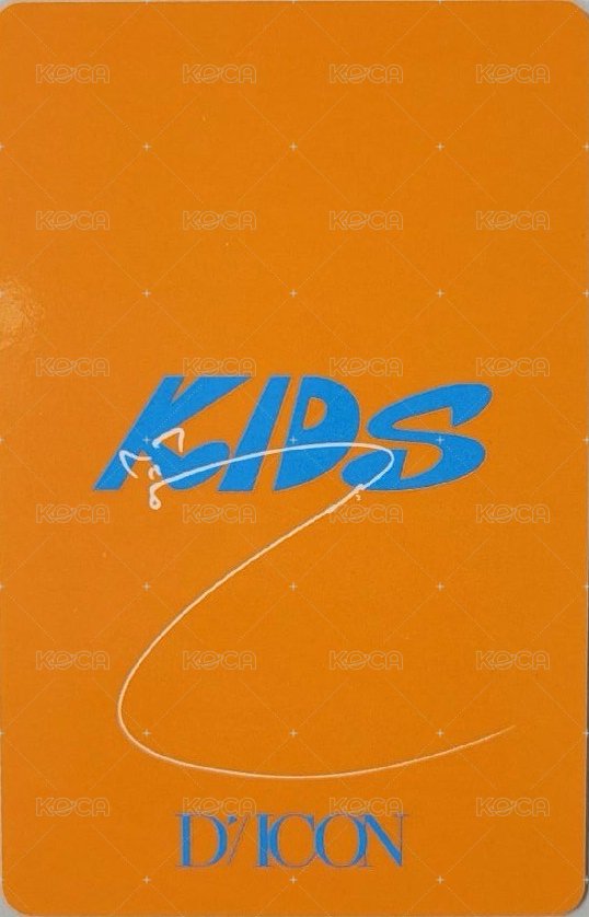 DICON D'FESTA 雜誌卡  背面