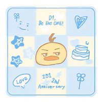 兩周年快閃 杯墊 