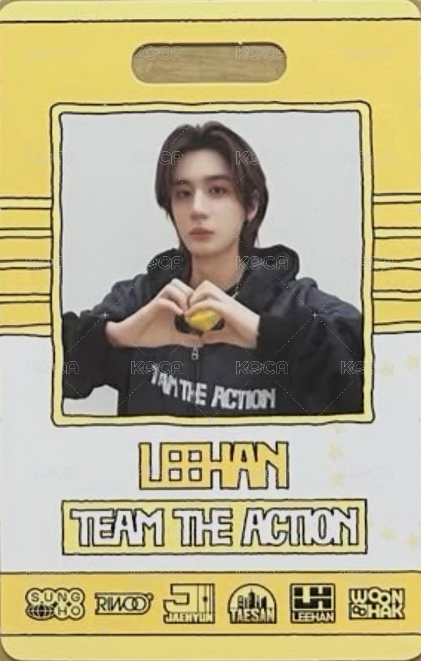 The Action 專輯卡 識別證 電子專 正面