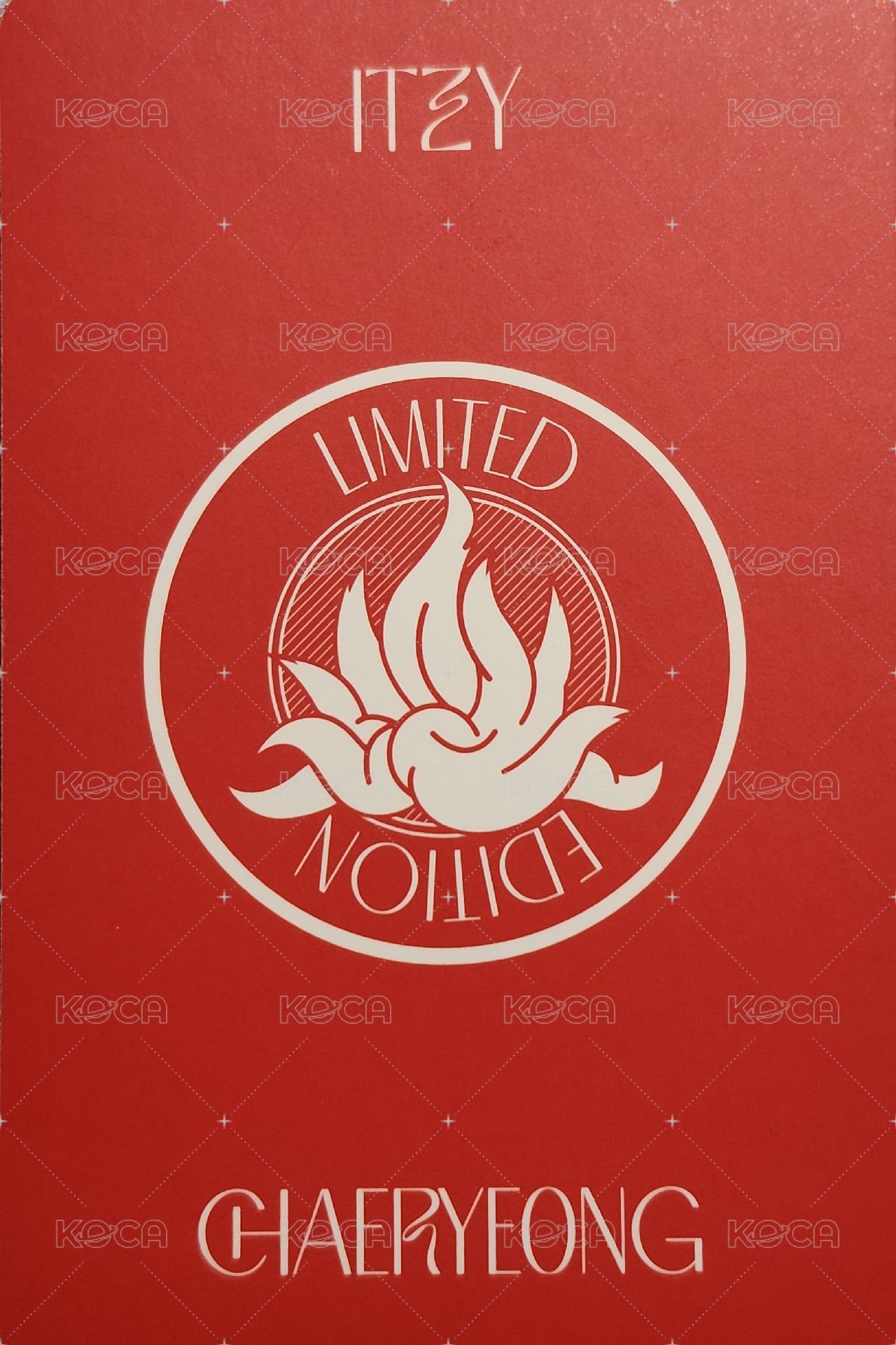 GUESS WHO 專輯卡 限量版 背面