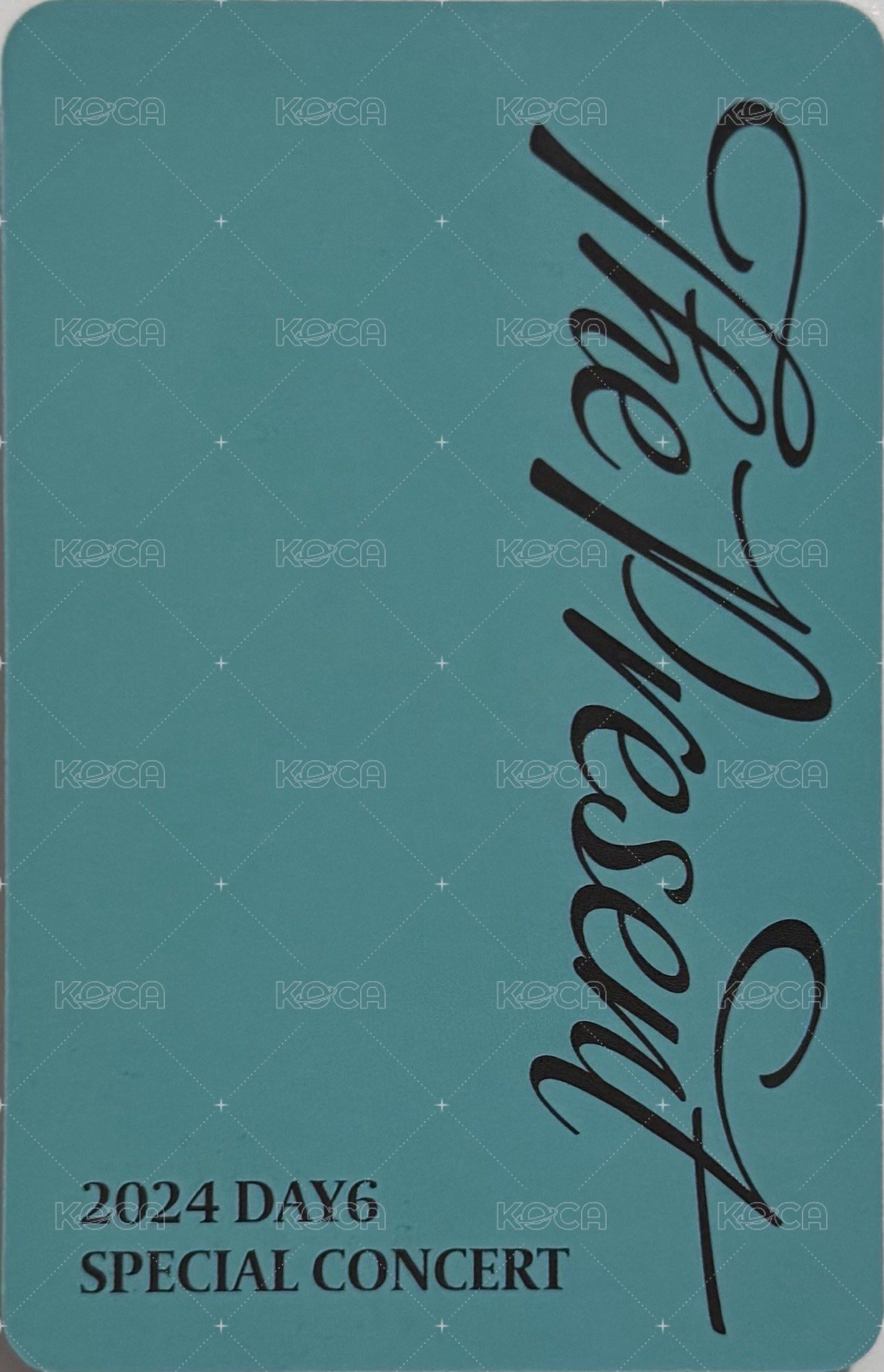 24聖誕控 Day2 入場卡 / 場限卡  背面