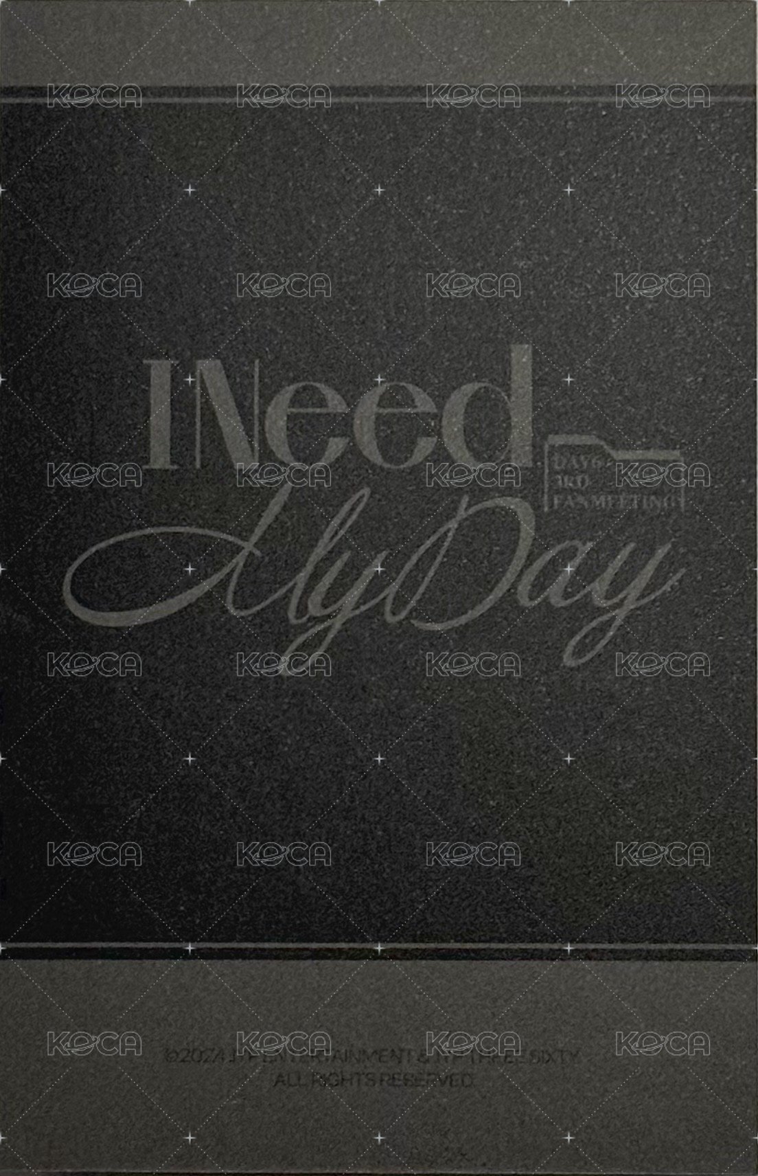 3RD FM 照片組 周邊卡  背面