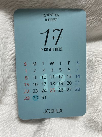 精選專 mk 克拉盤 生日卡背 特典卡 Joshua 知秀