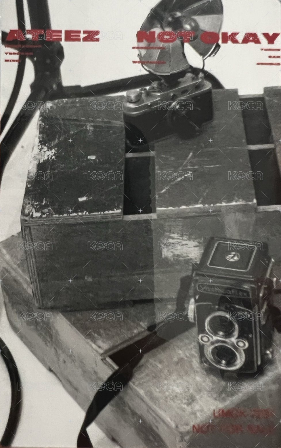 Not Okay 專輯卡 初回盤B 背面