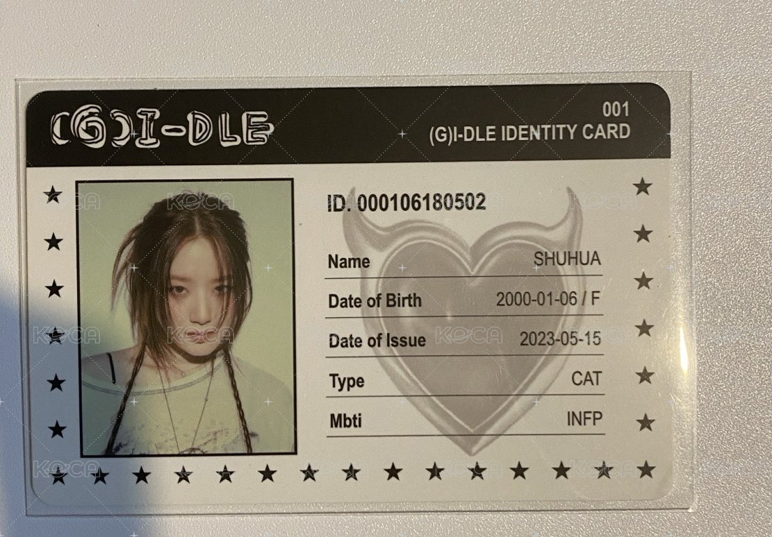 I feel 專輯卡 貓版ID卡 正面