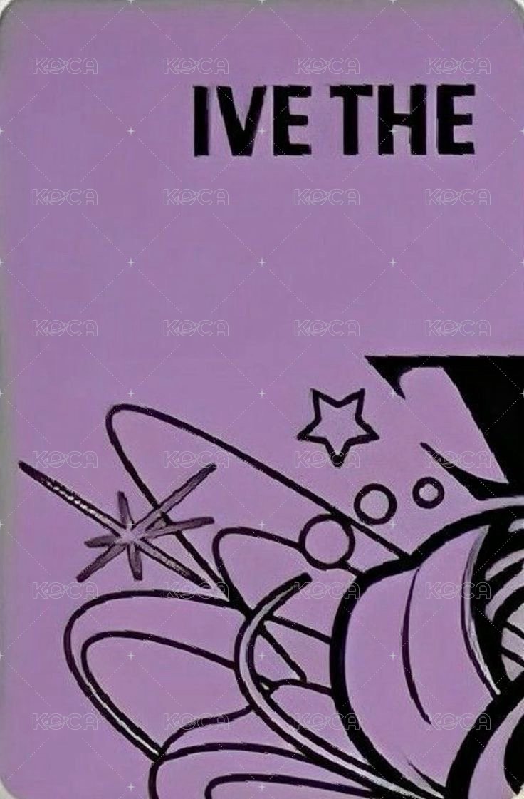 IVE SWITCH 隨機卡 Line Friends 快閃店 背面