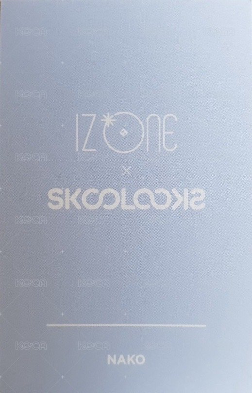 校服 代言卡  背面